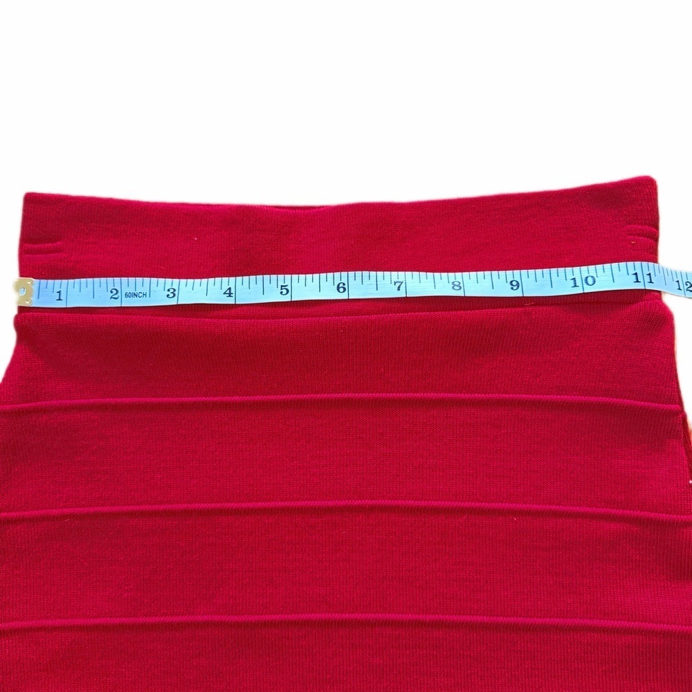 Love Culture- Vibrant Red Pencil Skirt (sz s) NWOT - Picture 4 of 5
